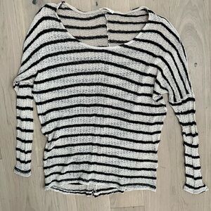 Lush Black/White Sweater